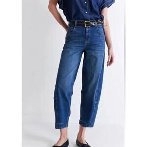 Ruti Jeans Womens 28 The Ultimate Barrel Leg 2.0 Blue Baggy Wide Leg Boho Chic
